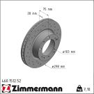 Bremsscheibe 460.1512.52 Bremsscheibe 460.1512.52