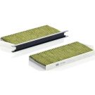 MANN-FILTER FP 2418-2 Innenraumfilter FreciousPlus Aktivkohlefilter mit Polyphenol, antibakteriell, Feinstaubfilter (PM 2.5)