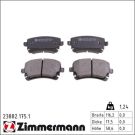 Zimmermann Bremsbelagsatz, Scheibenbremse 23882.175.1
