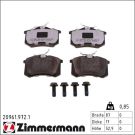Zimmermann Bremsbelagsatz, Scheibenbremse rd:z 20961.972.1