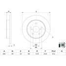 Bremsscheibe 0 986 479 E91 Bremsscheibe 0 986 479 E91