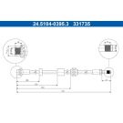 Bremsschlauch 24.5104-0395.3 Bremsschlauch 24.5104-0395.3