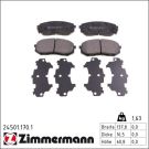 Zimmermann Bremsbelagsatz, Scheibenbremse 24501.170.1