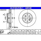 Bremsscheibe 24.0125-0146.1
