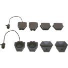 BOSCH Bremsbelagsatz, Scheibenbremse 0 986 424 689