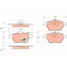 TRW Bremsbelagsatz, Scheibenbremse COTEC GDB1271