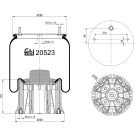 FEBI BILSTEIN 20523 Federbalg, Luftfederung