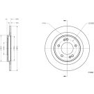 Metzger Bremsscheibe 6110846