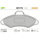 Valeo Bremsbelagsatz, Scheibenbremse ESSENTIAL 301172