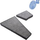 Blue Print Filtersatz, Innenraumluft ADV182528