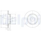 Bremsscheibe BG3673 Bremsscheibe BG3673
