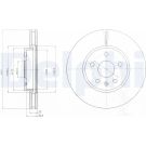 Delphi Bremsscheibe BG4189C