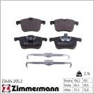 Zimmermann Bremsbelagsatz, Scheibenbremse 23404.205.2