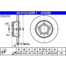 Bremsscheibe 24.0110-0259.1