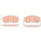 TRW Bremsbelagsatz, Scheibenbremse COTEC GDB1715