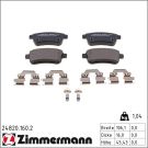 Zimmermann Bremsbelagsatz, Scheibenbremse 24820.160.2