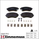 Bremsbelagsatz, Scheibenbremse 22660.210.2 Bremsbelagsatz, Scheibenbremse 22660.210.2