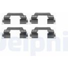 Delphi Zubehörsatz, Scheibenbremsbelag LX0425