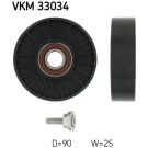 SKF Umlenk-/Führungsrolle, Keilrippenriemen VKM 33034