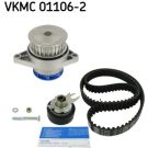 SKF Wasserpumpe + Zahnriemensatz VKMC 01106-2