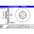 Bremsscheibe 24.0122-0235.1