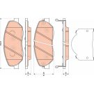 Bremsbelagsatz, Scheibenbremse GDB3483 Bremsbelagsatz, Scheibenbremse GDB3483