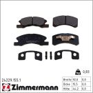 Zimmermann Bremsbelagsatz, Scheibenbremse 24229.155.1