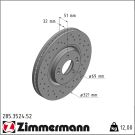 Bremsscheibe 285.3524.52 Bremsscheibe 285.3524.52