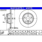 Bremsscheibe 24.0112-0175.1