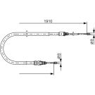 BOSCH Seilzug, Feststellbremse 1 987 482 323
