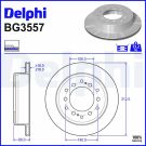 Bremsscheibe BG3557 Bremsscheibe BG3557