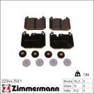 Zimmermann Bremsbelagsatz, Scheibenbremse 22344.150.1