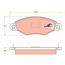 TRW Bremsbelagsatz, Scheibenbremse COTEC GDB1361