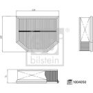 Luftfilter 1004050 Luftfilter 1004050
