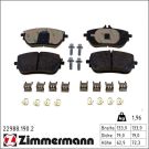 Zimmermann Bremsbelagsatz, Scheibenbremse 22988.190.2