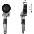 Gates Spannrolle, Keilrippenriemen DriveAlign™ T39158