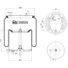 FEBI BILSTEIN 39859 Federbalg, Luftfederung