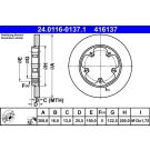 Bremsscheibe 24.0116-0137.1