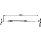 BOSCH Seilzug, Feststellbremse 1 987 482 492