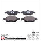 Zimmermann Bremsbelagsatz, Scheibenbremse 24538.185.1