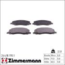 Zimmermann Bremsbelagsatz, Scheibenbremse 24418.170.1