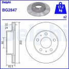 Bremsscheibe BG2847