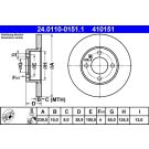 Bremsscheibe 24.0110-0151.1