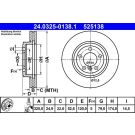Bremsscheibe 24.0325-0138.1
