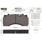 Valeo Bremsbelagsatz, Scheibenbremse OPTIPACK 882224