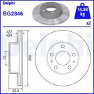 Bremsscheibe BG2846 Bremsscheibe BG2846