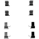 Hella Zubehörsatz, Scheibenbremsbelag 8DZ 355 202-871