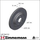 Zimmermann Bremsscheibe SPORT Z 400.3661.52