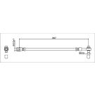 Metzger Bremsschlauch 4112041