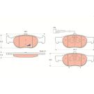Bremsbelagsatz, Scheibenbremse GDB1291 Bremsbelagsatz, Scheibenbremse GDB1291
